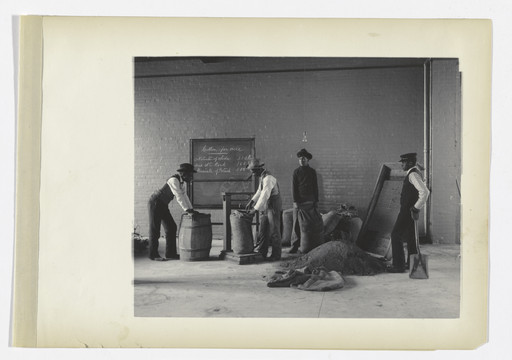Frances Benjamin Johnston. Agriculture, Mixing Fertilizer, The Hampton Institute, Hampton, Virginia. 1899-1900