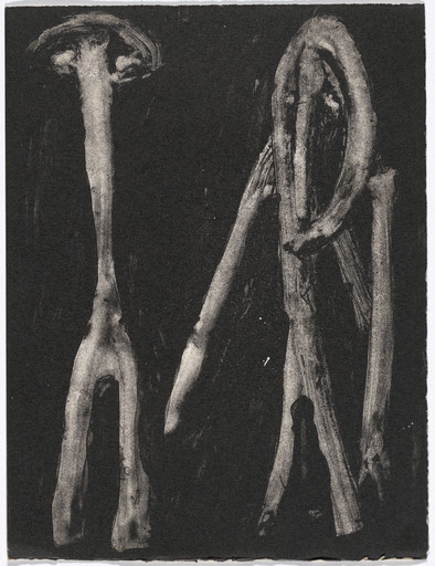Henri Michaux. Plate (page 25) from Meidosems. 1948