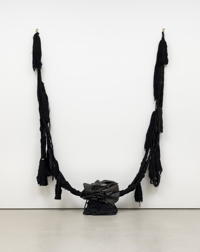 Barbara Chase-Riboud. The Albino. 1972 (reinstalled in 1994 by the artist as All That Rises Must Converge/Black)