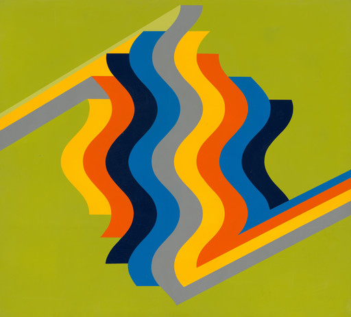 Mohamed Melehi. Seduction. 1975