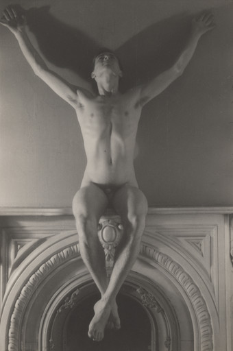 PaJaMa, Paul Cadmus, Margaret Hoening French, Jared French. Francis Burton Harrison III, Saint Luke's Place, New York. 1943