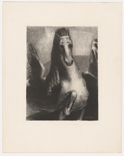 Odilon Redon. The Wing (L'Aile). 1893