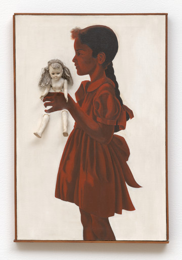 Adrian Piper. Self-Portrait at Age 5 with Doll. 1966