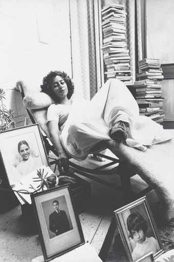 Sheba Chhachhi. Radha - Staged Portrait, Anandlok, Delhi; Radha - Staged Portrait Set-up, Anandlok, Delhi. 1980-91