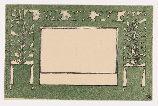 Josef Hoffmann. Wiener Künstler-Postkarte Serie 1/2. c. 1898