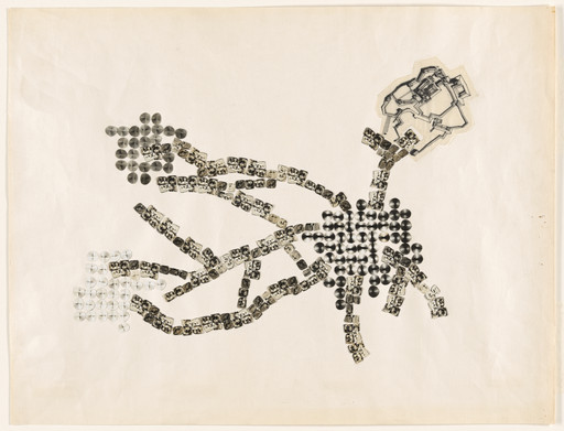 Kisho Kurokawa. Helix City Project, Tokyo, Japan (Plan). 1961