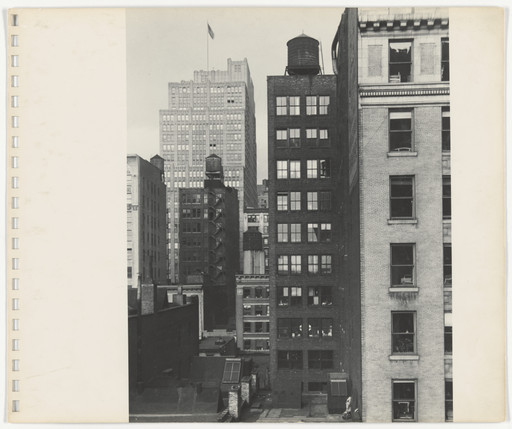 Rudy Burckhardt. Untitled photographs from an untitled album with a sonnet by Edwin Denby. 1946-47