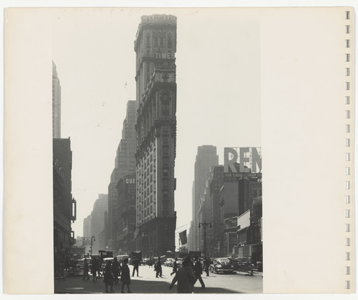 Rudy Burckhardt. Untitled photographs from an untitled album with a sonnet by Edwin Denby. 1946-47