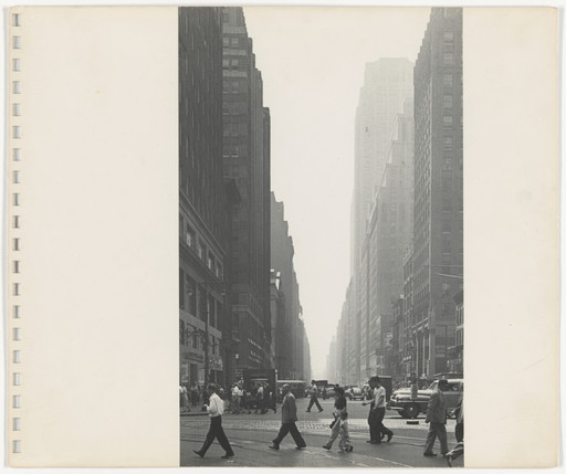 Rudy Burckhardt. Untitled photographs from an untitled album with a sonnet by Edwin Denby. 1946-47