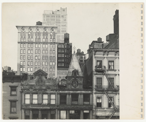 Rudy Burckhardt. Untitled photographs from an untitled album with a sonnet by Edwin Denby. 1946-47