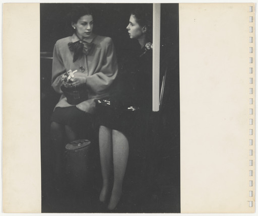Rudy Burckhardt. Untitled photographs from an untitled album with a sonnet by Edwin Denby. 1946-47
