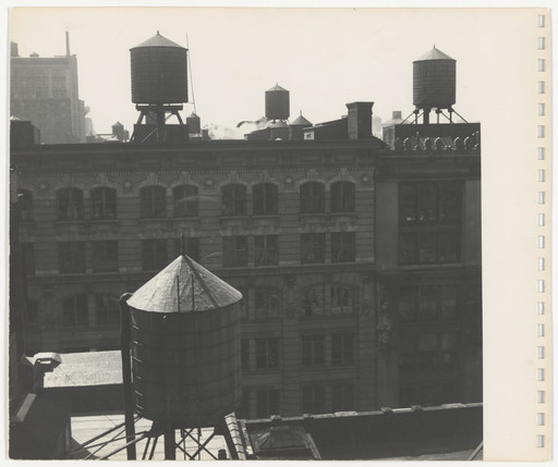 Rudy Burckhardt. Untitled photographs from an untitled album with a sonnet by Edwin Denby. 1946-47