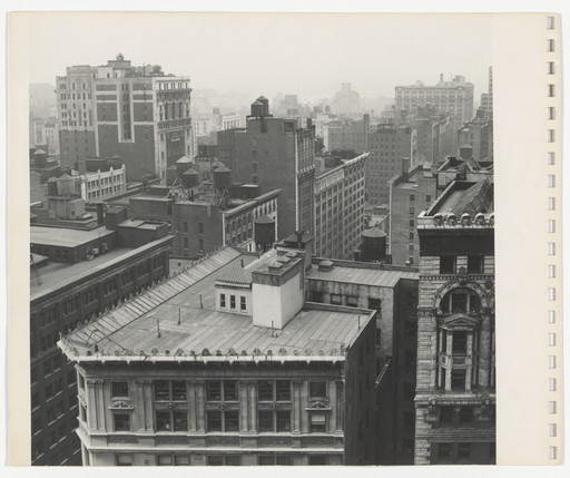 Rudy Burckhardt. Untitled photographs from an untitled album with a sonnet by Edwin Denby. 1946-47