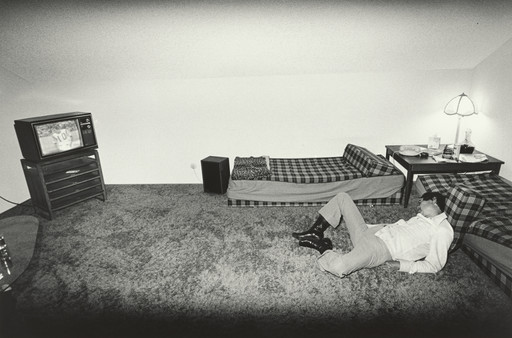 Michael Jang. Uncle Monroe Asleep during Football Game. 1973