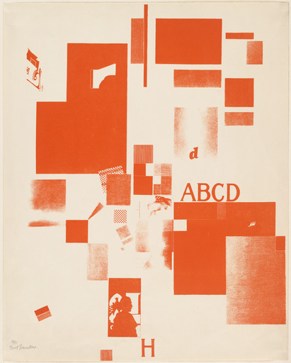 Kurt Schwitters. Plate 2 from Merz 3. 1923