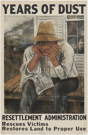 Ben Shahn. Years of Dust (Poster for the United States Resettlement Administration). 1936