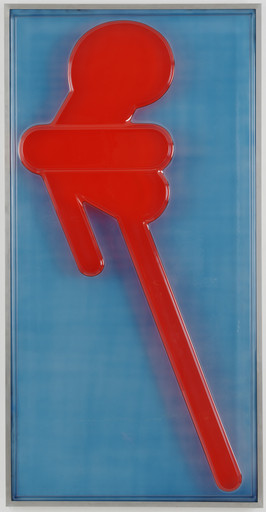 Craig Kauffman. Red-Blue. 1964