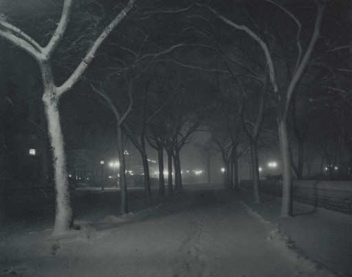 Alfred Stieglitz. Icy Night, New York. 1898
