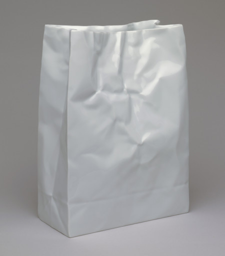 Makoto Komatsu. Crinkle Super Bag Vase K-2. 1974
