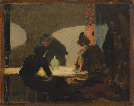 Édouard Vuillard. The Green Lamp. 1893