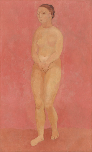 Pablo Picasso. Nude with Joined Hands. 1906
