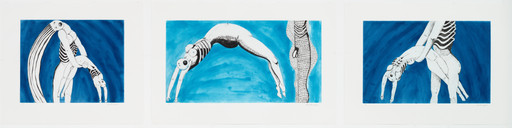 Louise Bourgeois. Triptych for the Red Room. 1994