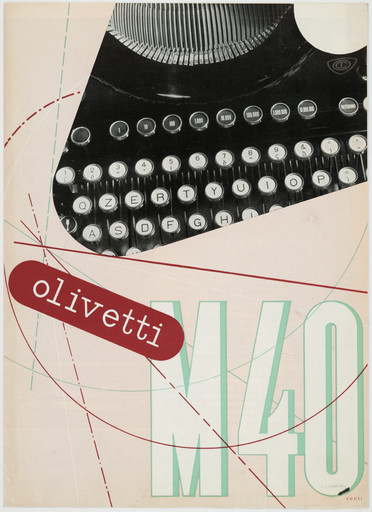 Xanti Schawinsky. Olivetti M40 (Product brochure). 1934
