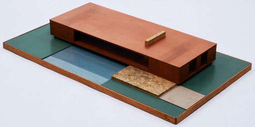 Ludwig Mies van der Rohe. Resor House Project, Jackson Hole, Wyoming (Scale model, 1/4" = 1'). 1937-38