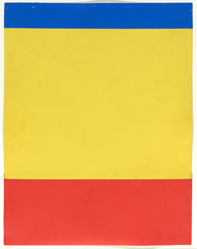 Ellsworth Kelly. Study for Blue Yellow Red. 1954