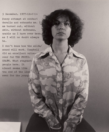Donna-Lee Phillips. Fragments from a Visual Journal (5 December, 1977–12:00 pm). 1977