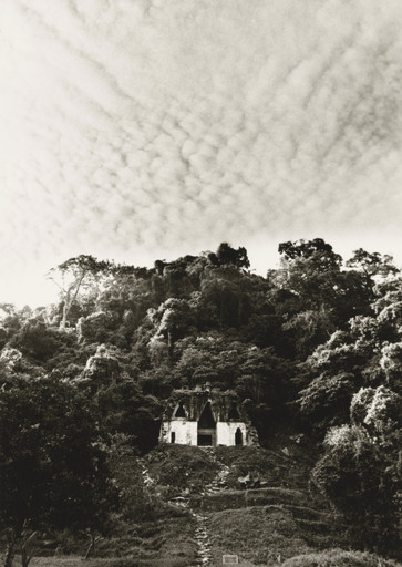 Leandro Katz. Temple of Foliated Cross, Palenque. 1986