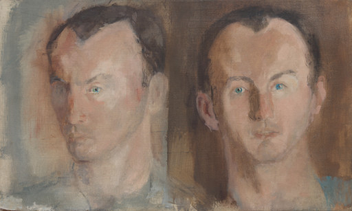 Larry Rivers. Double Portrait of Frank O'Hara. 1955