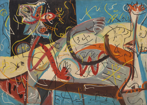 Jackson Pollock. Stenographic Figure. c. 1942
