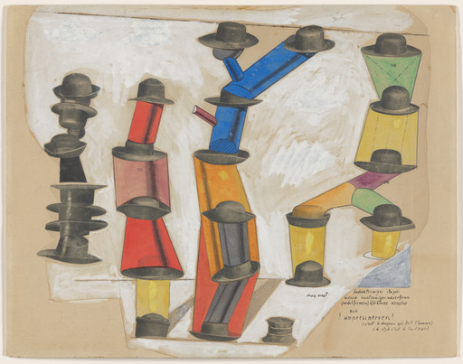Max Ernst. The Hat Makes the Man (C'est le chapeau qui fait l'homme). 1920