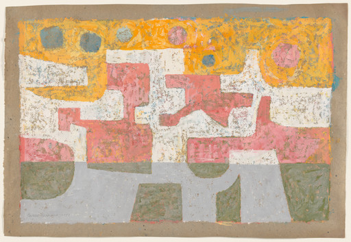 George Morrison. Structural Landscape with Moons. 1953