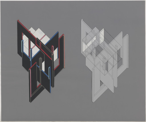 Peter Eisenman. House VI, Cornwall, Connecticut (Axonometric). 1972-1975
