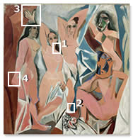 Pablo Picasso. Les Demoiselles d'Avignon. 1907.