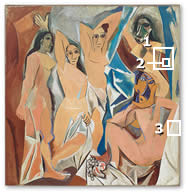 Pablo Picasso. Les Demoiselles d'Avignon. 1907.