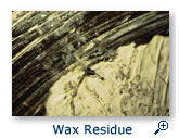 Wax Residue