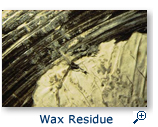 Wax Residue