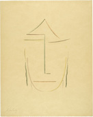 Alexei Jawlensky. Head I (Kopf I) from the portfolio Heads (K&ouml;pfe). (1922)