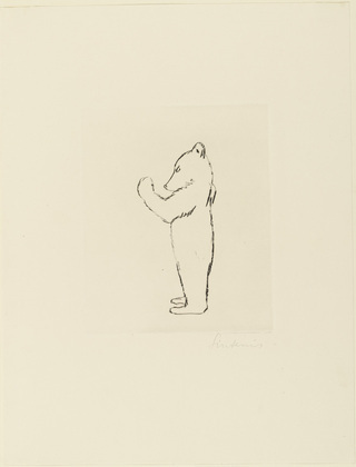 Ren&eacute;e Sintenis. Standing Bear Cub (Stehendes junges B&auml;r). unknown