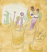 Paul Klee. Potted Plants I (Blumenst&ouml;cke I). 1920