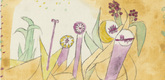Paul Klee. Potted Plants I (Blumenst&ouml;cke I). 1920