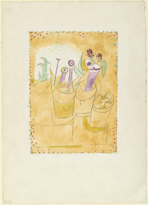 Paul Klee. Potted Plants I (Blumenst&ouml;cke I). 1920