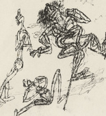 Paul Klee. Tragedy on Stilts (Trag&ouml;die auf Stelzen). 1912