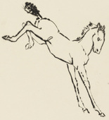 Ren&eacute;e Sintenis. Kicking Colt (Springendes Fohlen). (c. 1923)