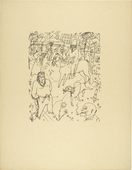 George Grosz. Texas Picture for My Friend Chingachgook (Texasbild f&uuml;r meinen Freund Chingachgook) from The First George Grosz Portfolio (Erste George Grosz-Mappe). (1915-16, published 1916-17)