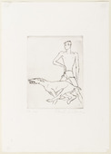 Ren&eacute;e Sintenis. Boy with Dog (Junge mit Hund). (c. 1923)