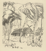 Max Pechstein. Untitled (plate, facing page 16) from Die Saml&auml;ndische Ode (The Samland Ode). 1918 (executed 1917)
